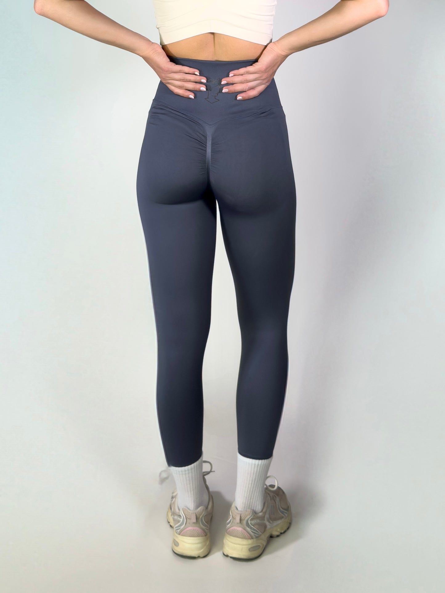 High Waist Pajkice s scrunchyjem