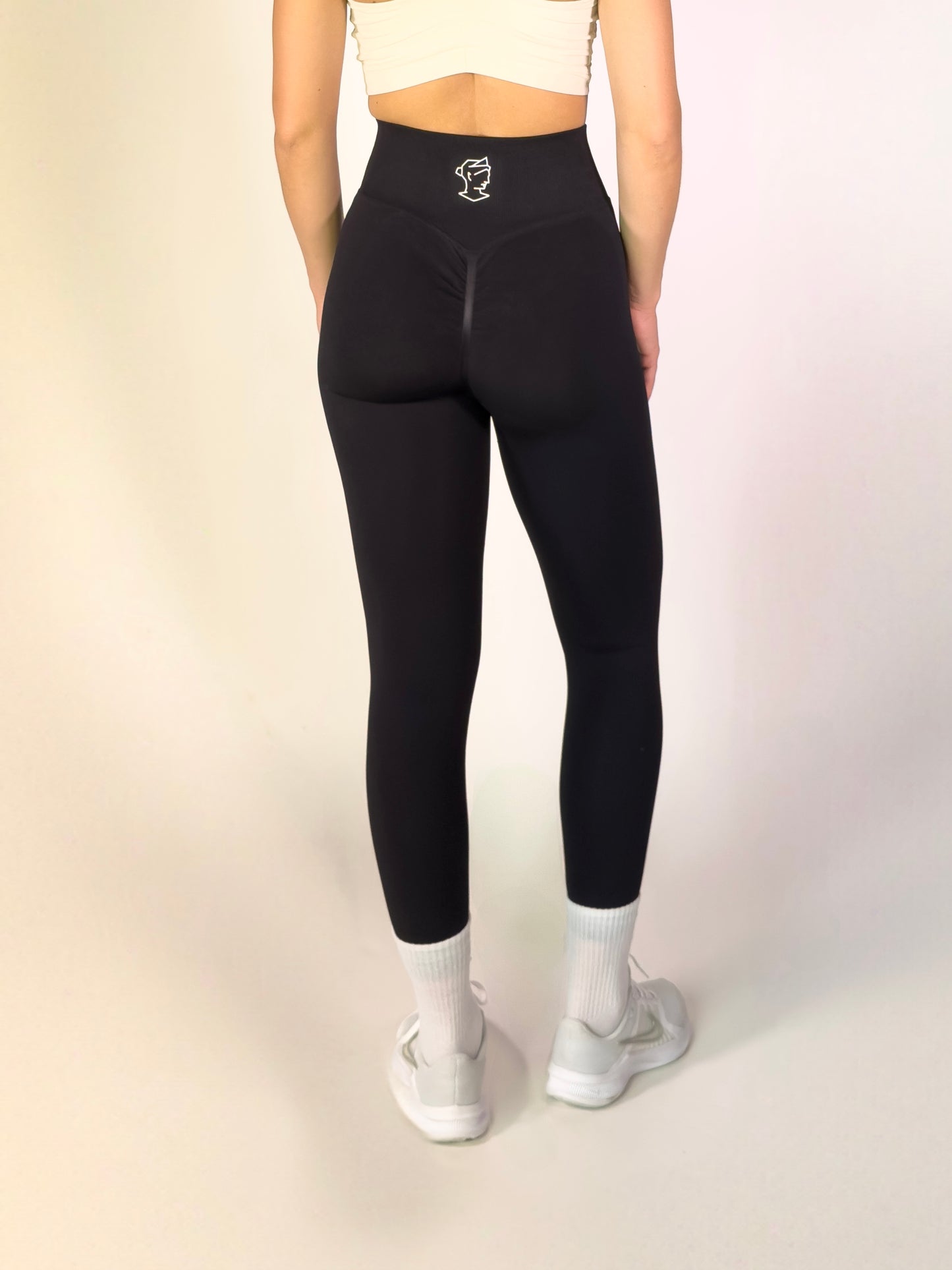 High Waist Pajkice s scrunchyjem