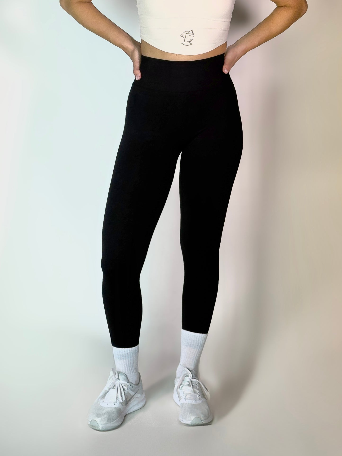 High Waist Pajkice s scrunchyjem